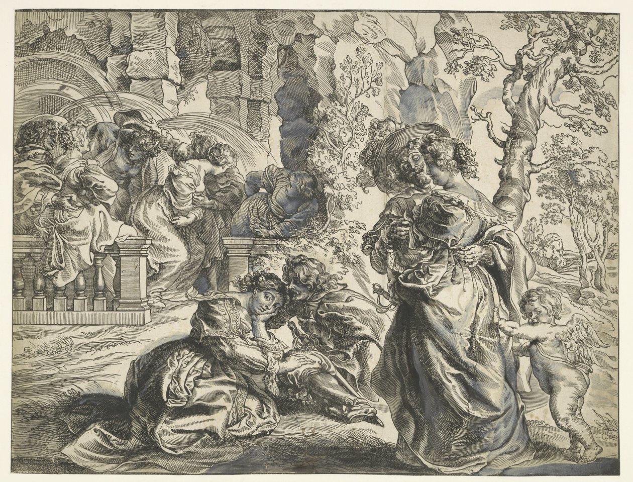 Love Garden (hoja derecha) de Christoffel Jegher