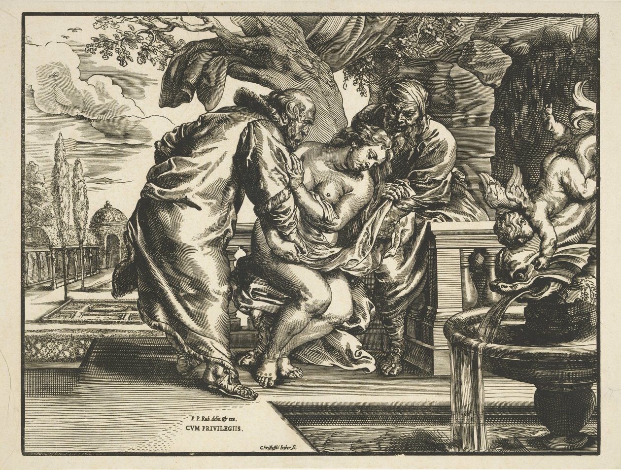 Susana y los ancianos de Christoffel Jegher