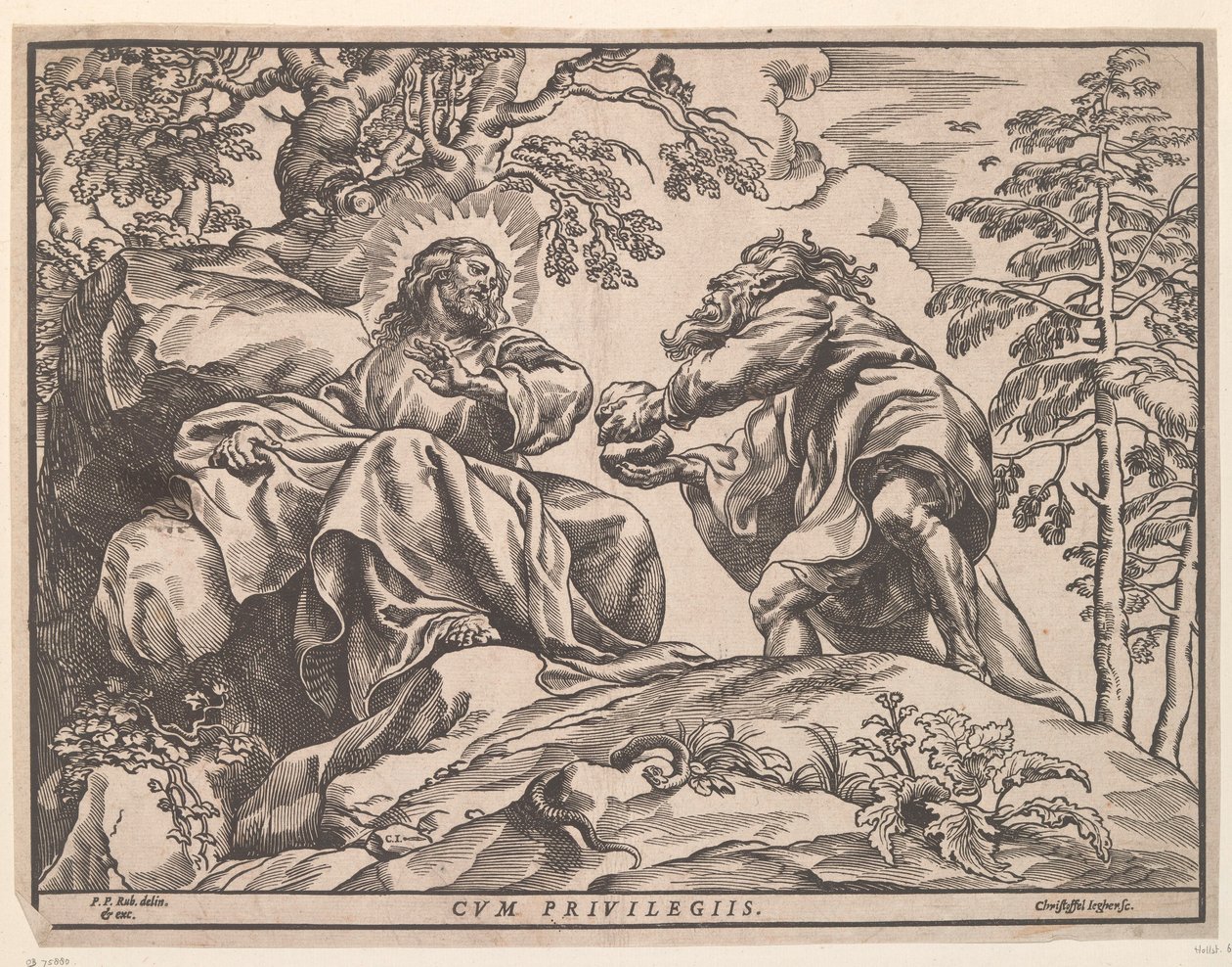 Tentación de Cristo de Christoffel Jegher
