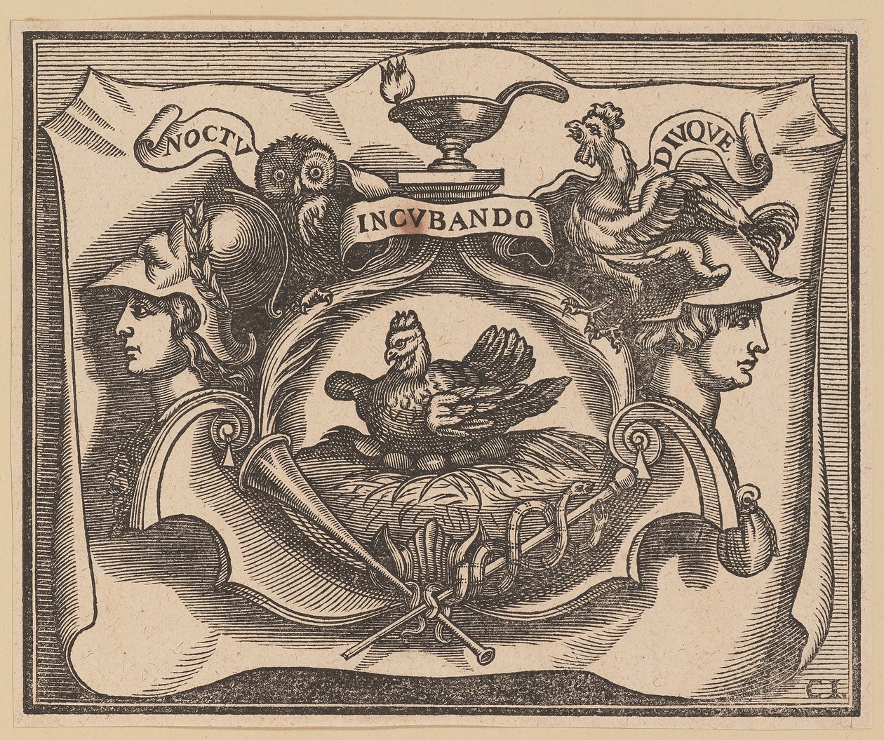 Viñeta para la portada de C. Peregrino, Principes Hollandiae et Zelandiae de Christoffel Jegher after Sir Peter Paul Rubens