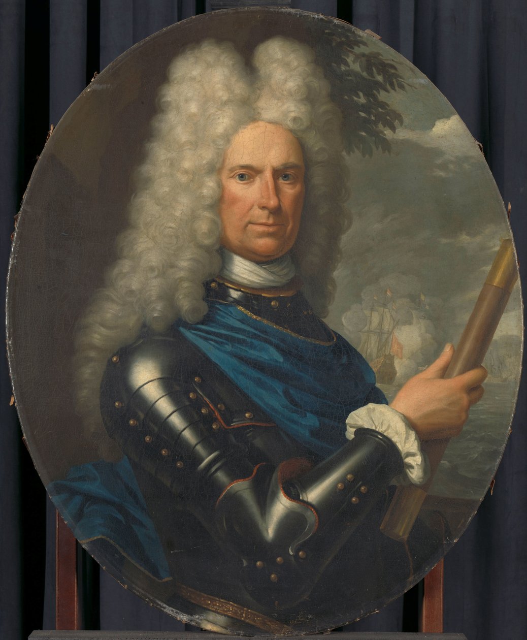 Retrato del contralmirante Arent van Buren de Christoffel Lubienitzki