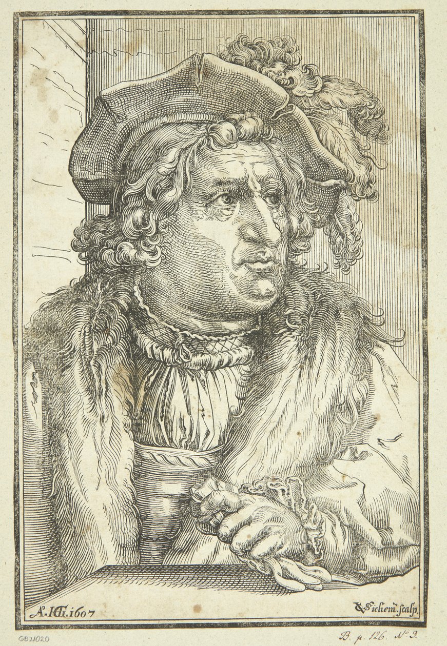 Retrato imaginario de un viejo con sombrero de Christoffel van