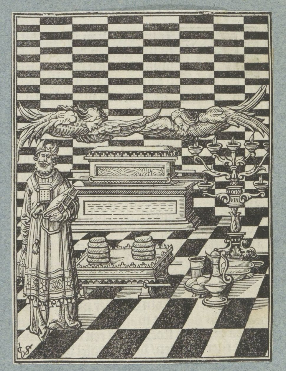 Arca de la alianza y objetos del tabernáculo de Christoffel van Sichem (II)