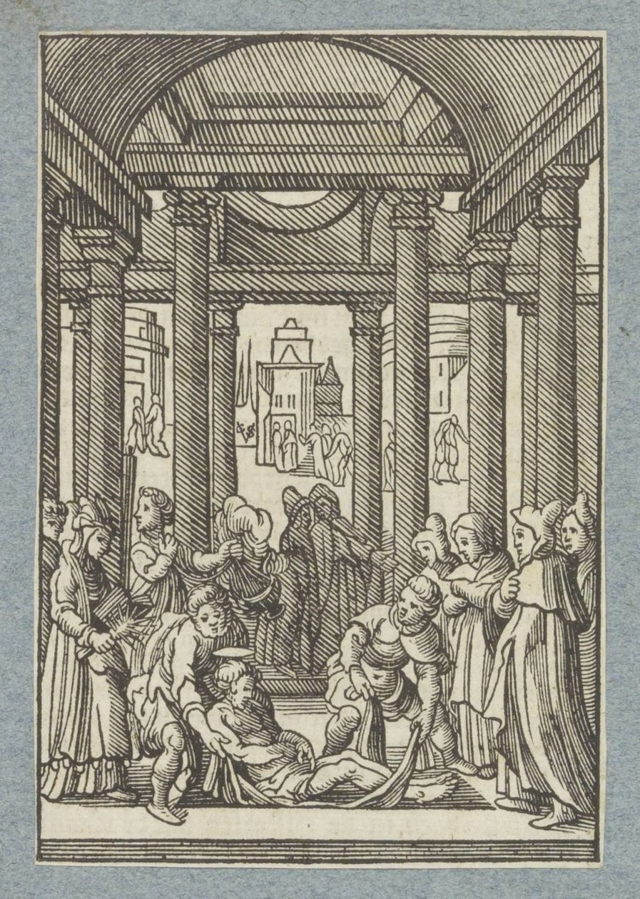 Entierro de Esteban de Christoffel van Sichem (II)