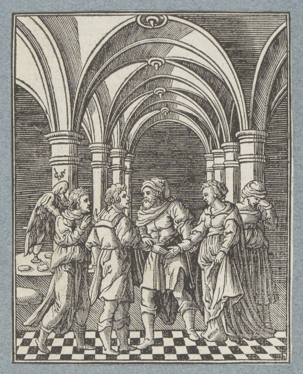 Matrimonio de Tobías y Sara de Christoffel van Sichem (II)