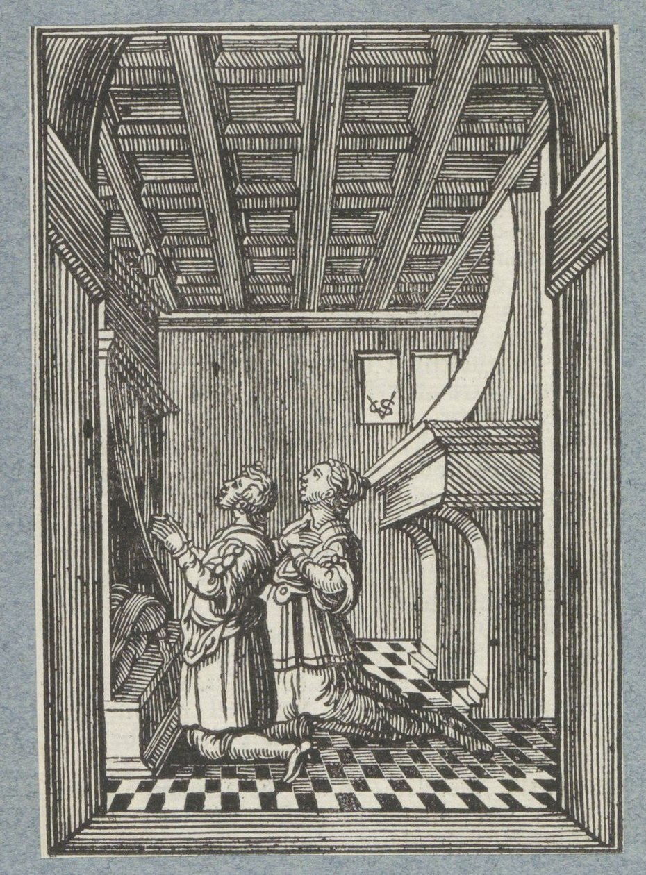 Noche de bodas de Tobías y Sara de Christoffel van Sichem (II)