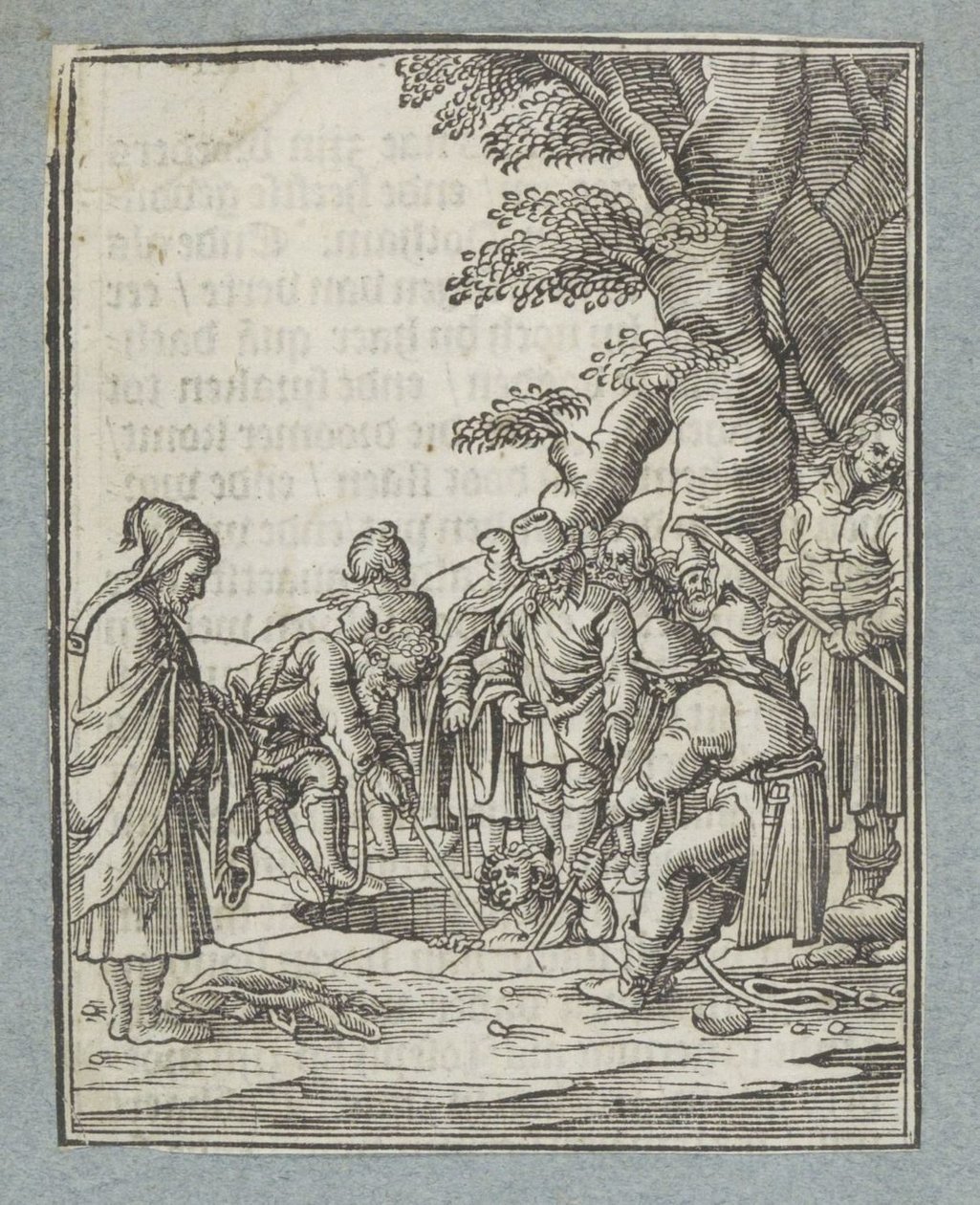 José es sacado de la fosa por sus hermanos de Christoffel van Sichem (II)