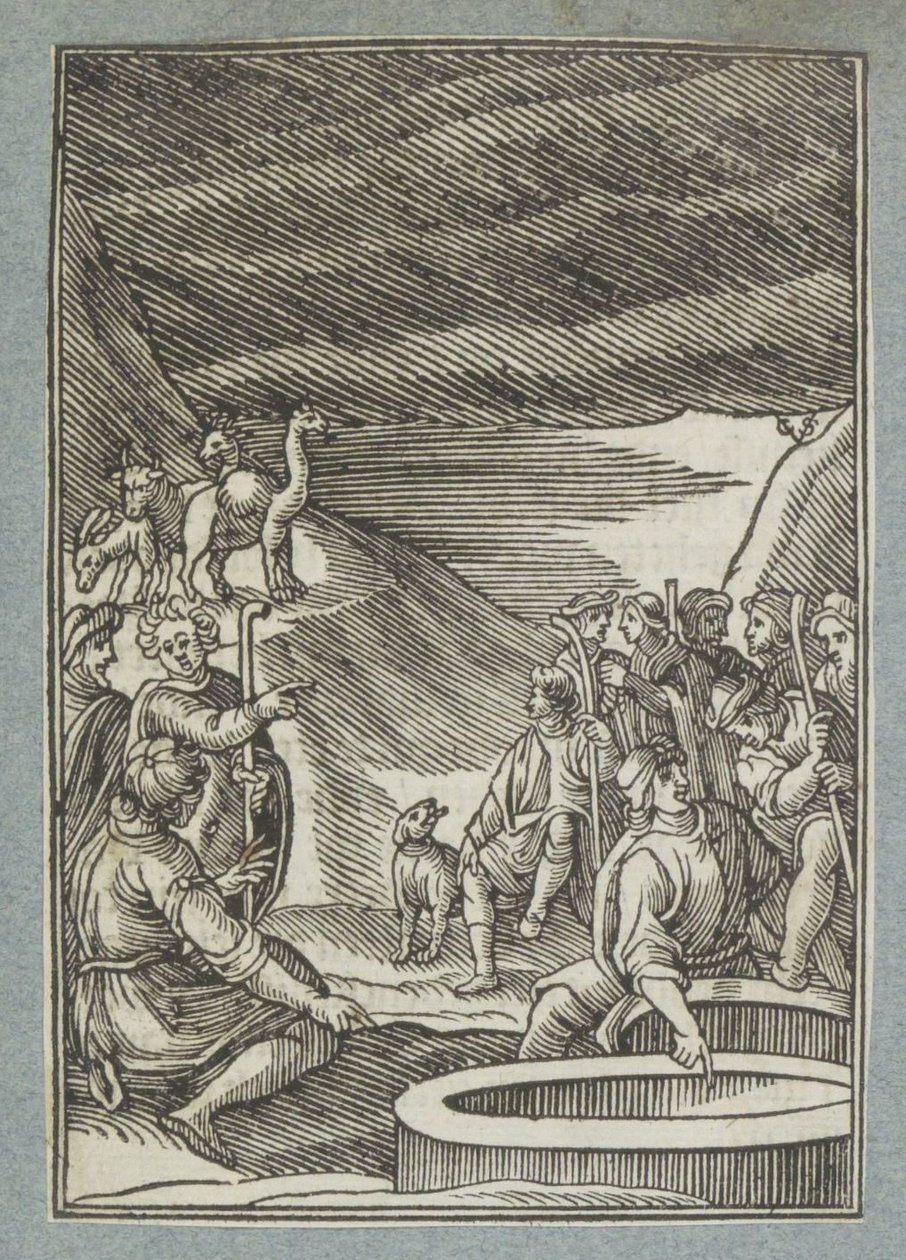 José es arrojado al pozo de Christoffel van Sichem (II)