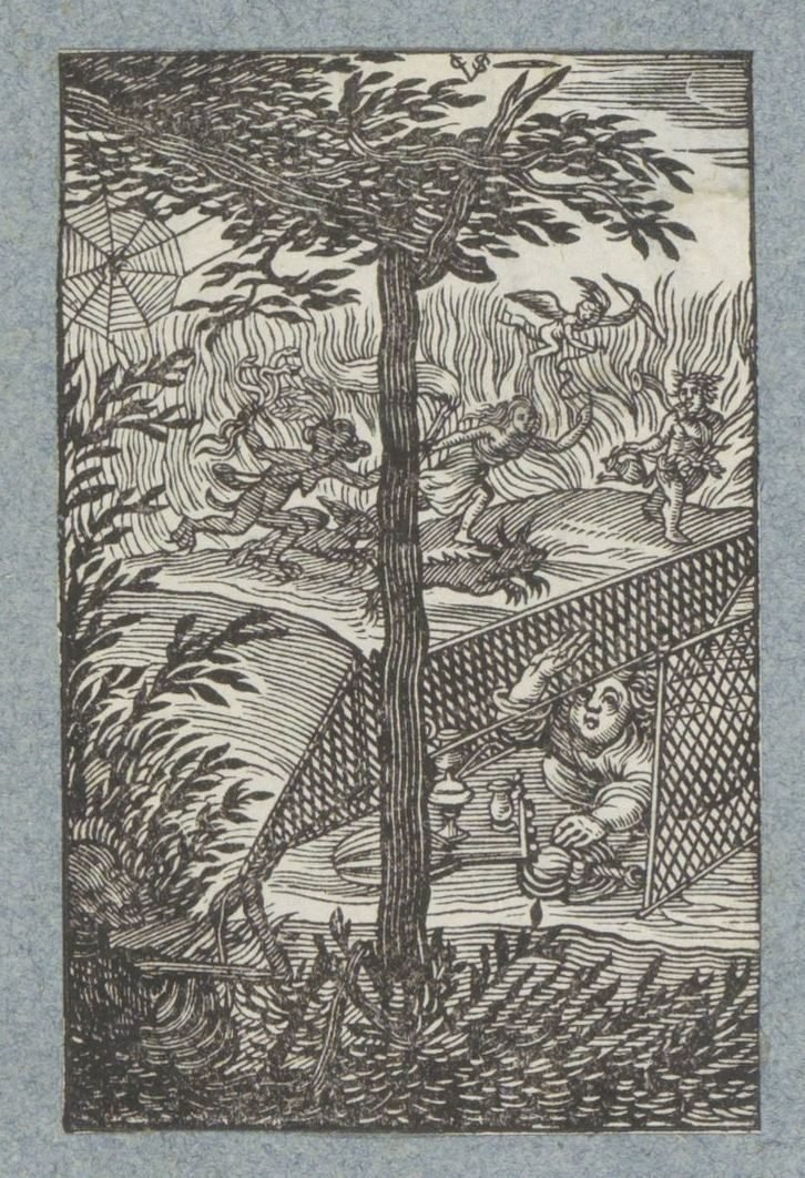 Niño atrapado en las redes de la Muerte
Pia Desideria (título de la serie) de Christoffel van Sichem (II)