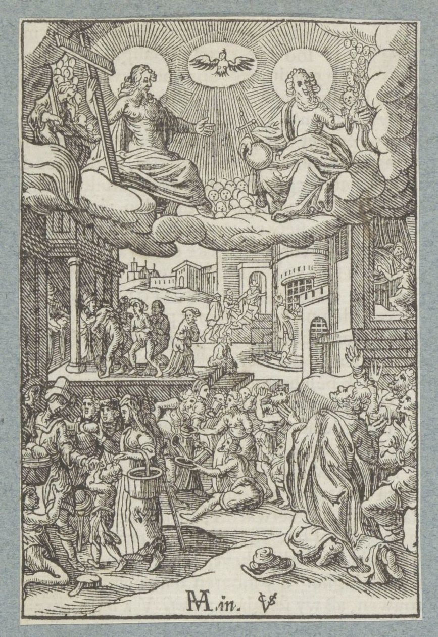 Padre nuestro que estás en los cielos, santificado sea tu nombre de Christoffel van Sichem (II)