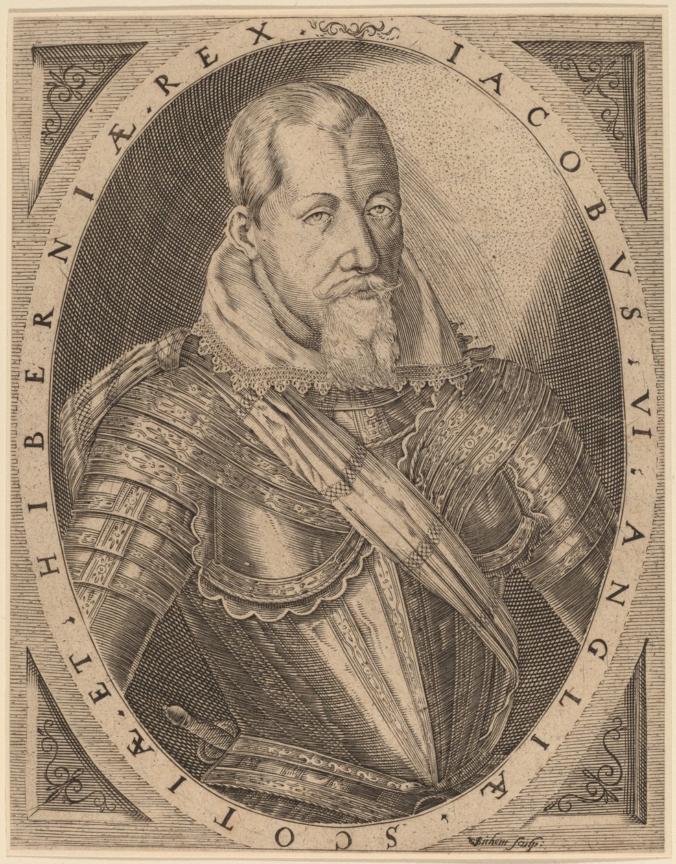 James I, Rey de Gran Bretaña de Christoffel van Sichem I
