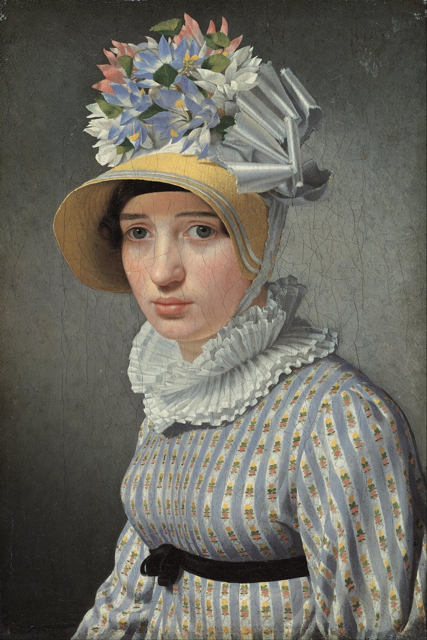 Retrato de la modelo Maddalena o Anna Maria Uhden de Christoffer Wilhelm Eckersberg