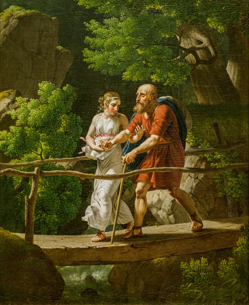 Edipo y Antígona de Christoffer-Wilhelm Eckersberg
