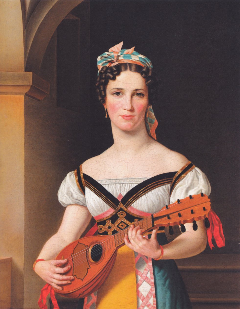 Danés: La cantante alemana Emilie Pohlmann como Preciosa La cantante alemana Emilie Pohlmann como Preciosa. de Christoffer Wilhelm Eckersberg