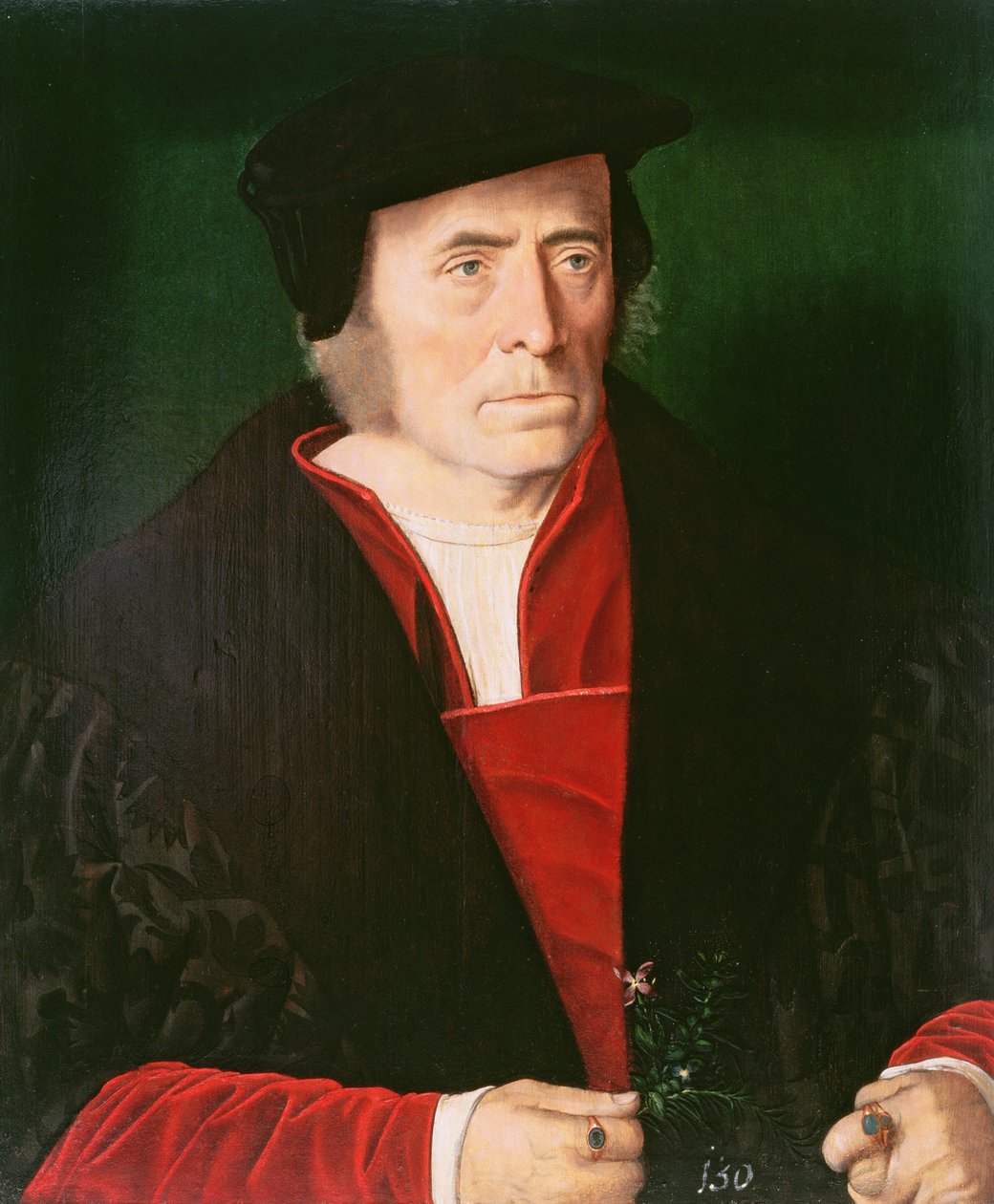 Retrato de un hombre, c.1530-40 de Christoph Amberger
