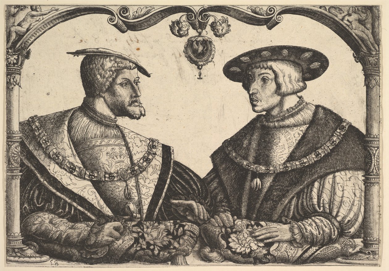 Emperadores Carlos V y Fernando I de Christoph Bockstorffer