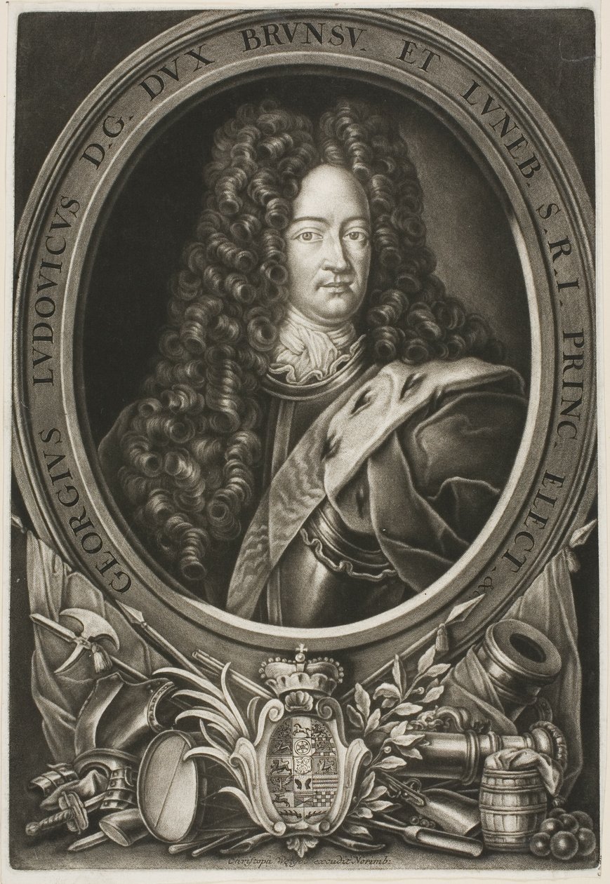 Georg Ludwig, duque de Brunswick de Christoph Weigel
