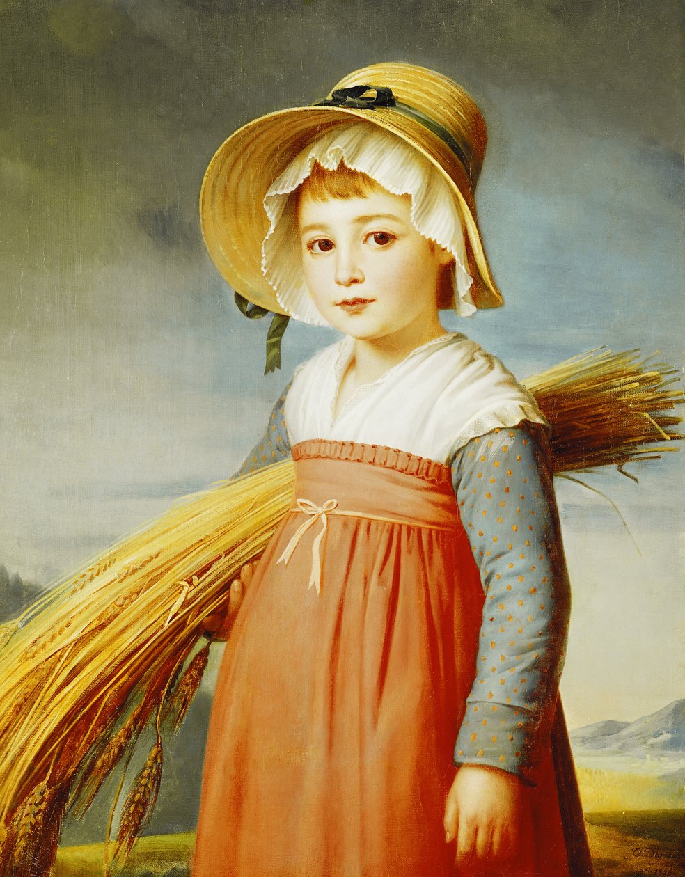 La pequeña espigadora, 1824 de Christophe Thomas Degeorge