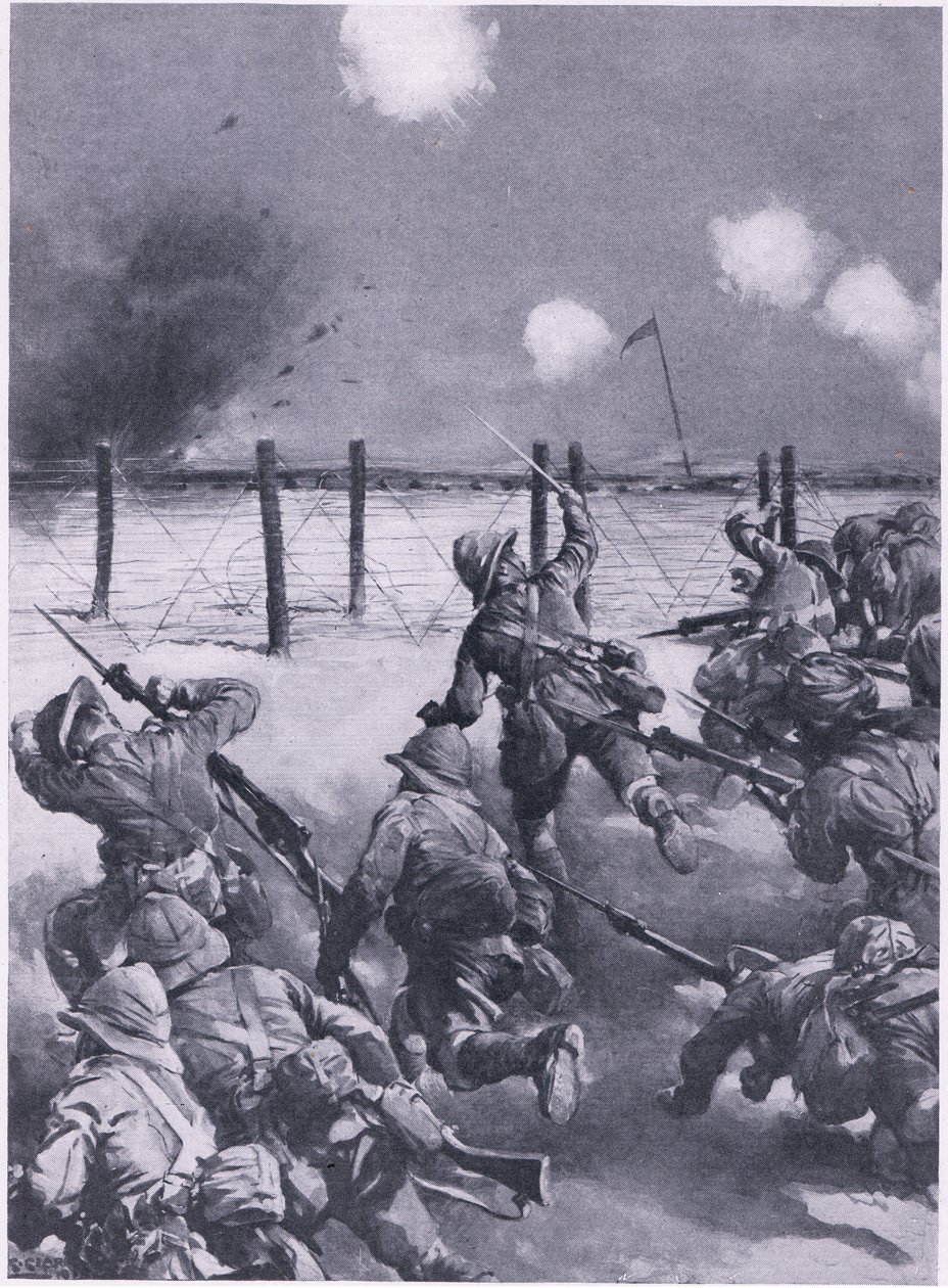 Los valientes de Dorset en el agujero de la muerte de Mesopotamia de Christopher Clark