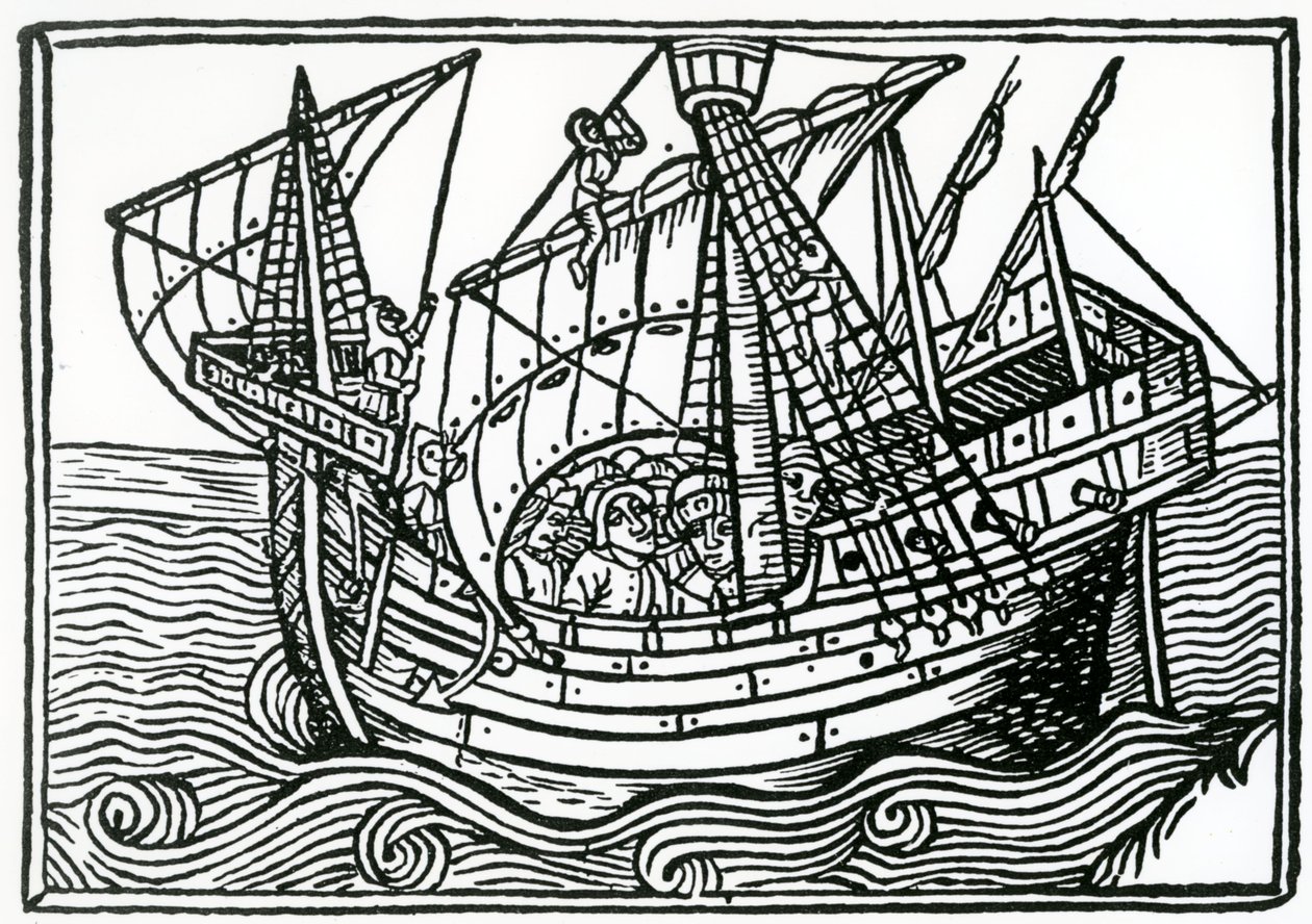 Un barco español, 1496 de Christopher Columbus