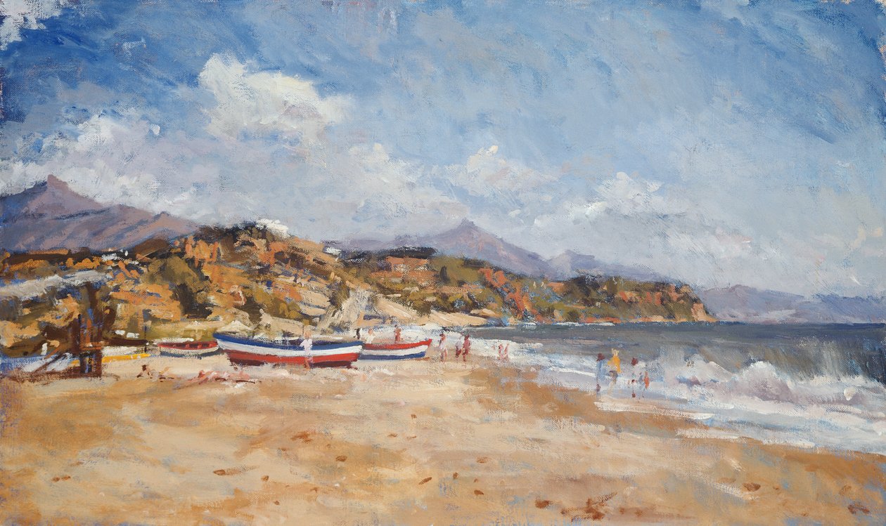 Playa y Montañas, Nerja, 2001 de Christopher Glanville