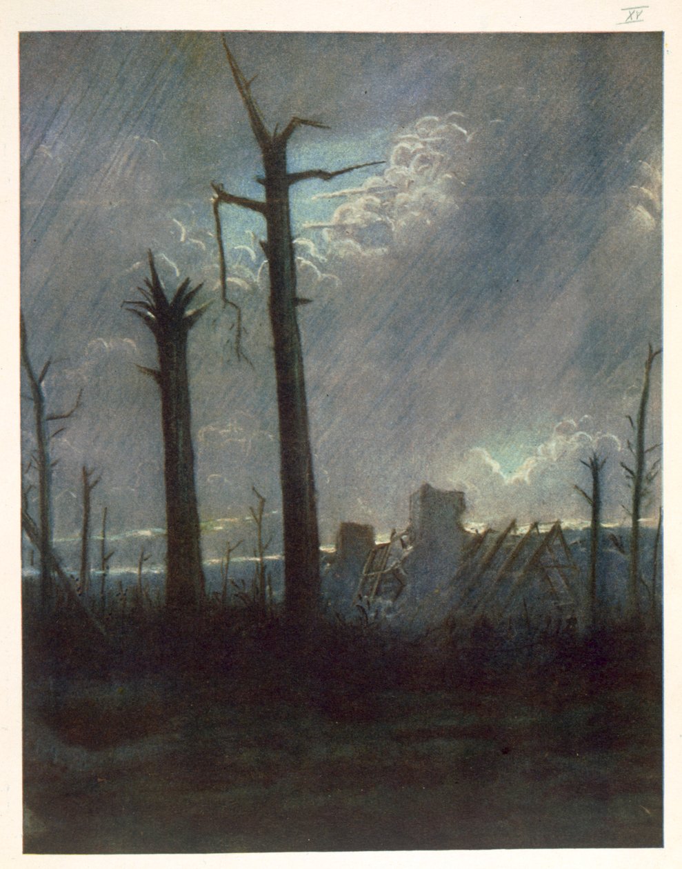 País recuperado, de Artistas Británicos en el Frente, continuación del Frente Occidental, 1918 de Christopher Richard Wynne Nevinson