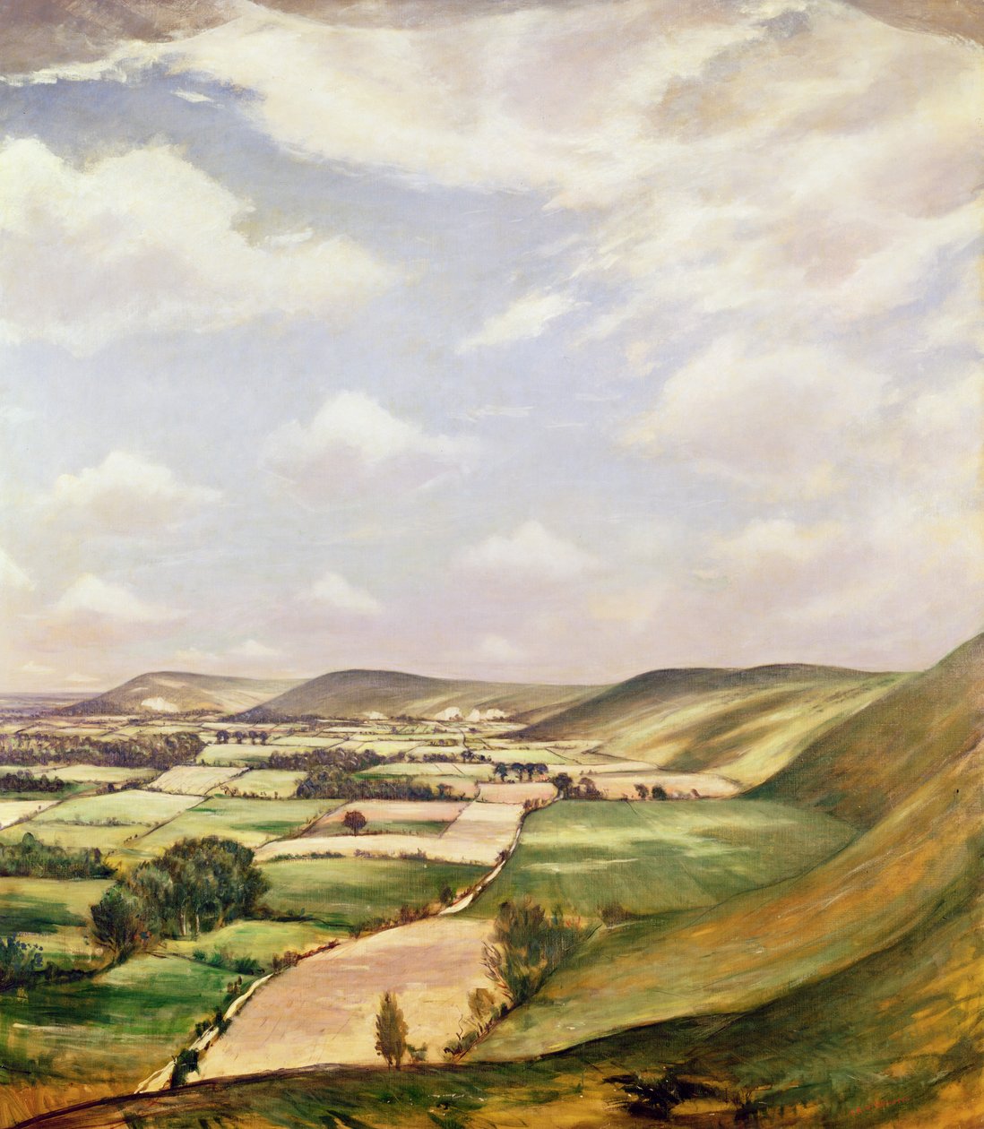 Paisaje de Sussex de Christopher Richard Wynne Nevinson