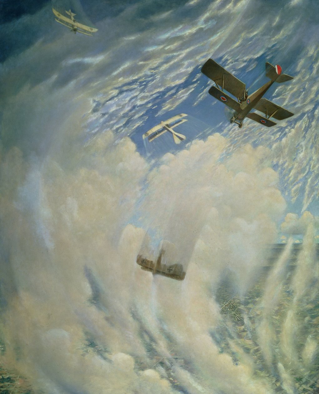Guerra en el aire, 1918 de Christopher Richard Wynne Nevinson