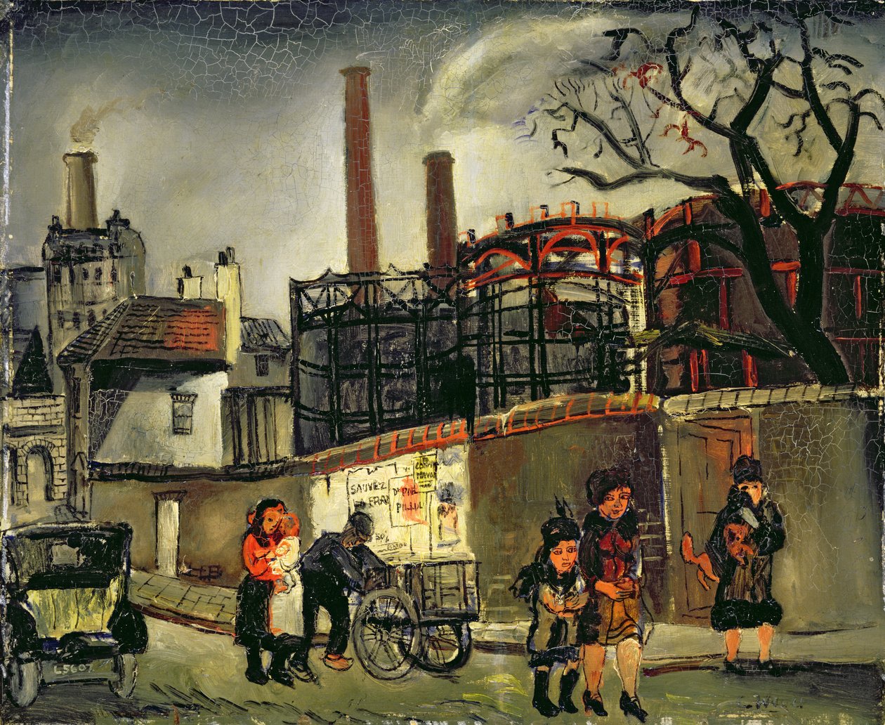 Escena callejera en París, 1926 de Christopher Wood