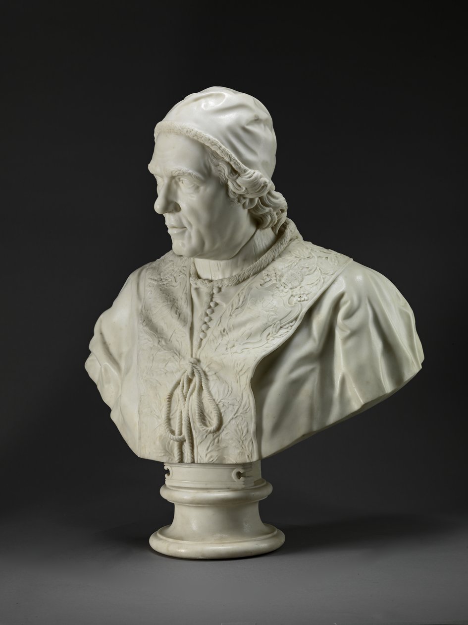 Papa Clemente XIV (1705-74) c.1772-76 de Christopher (attr.to) Hewetson