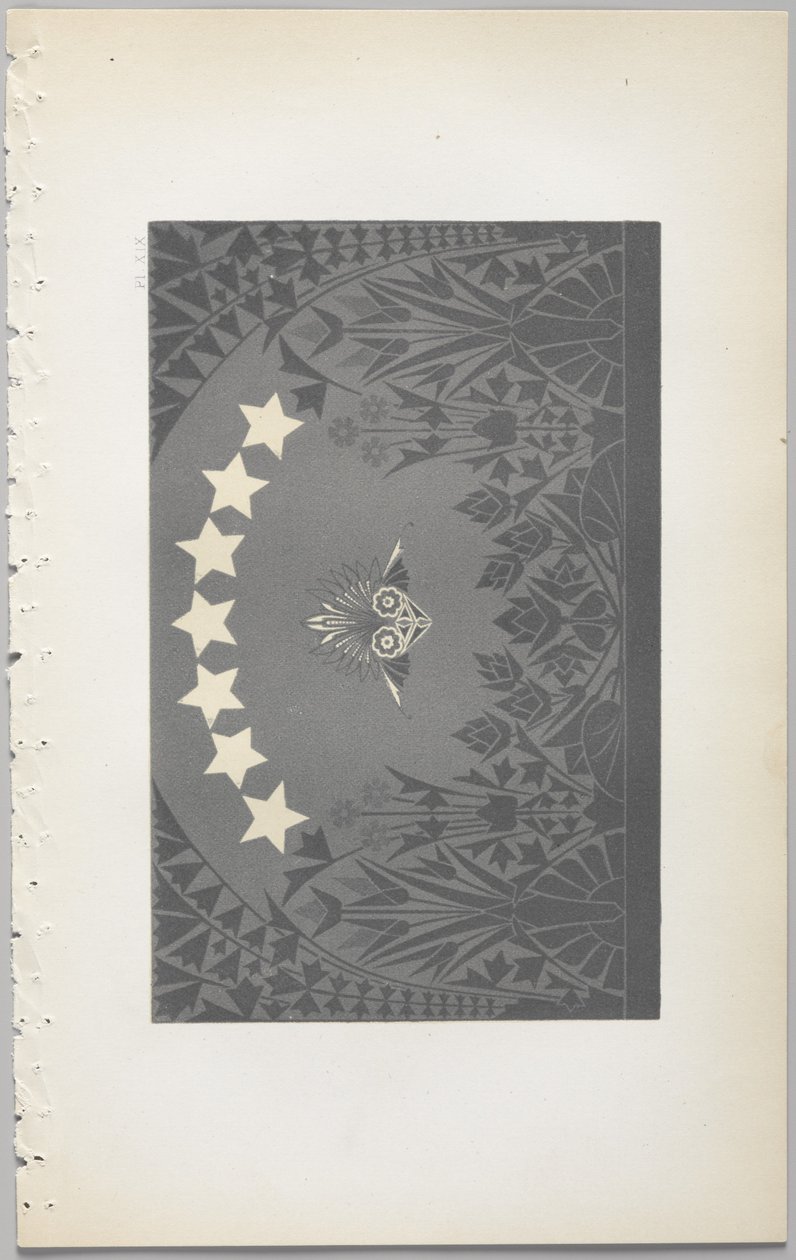 El arte del diseño decorativo: con un apéndice, dando las horas del día en que las flores se abren, publicado por Day & Son, Londres, 1862 de Christopher Dresser