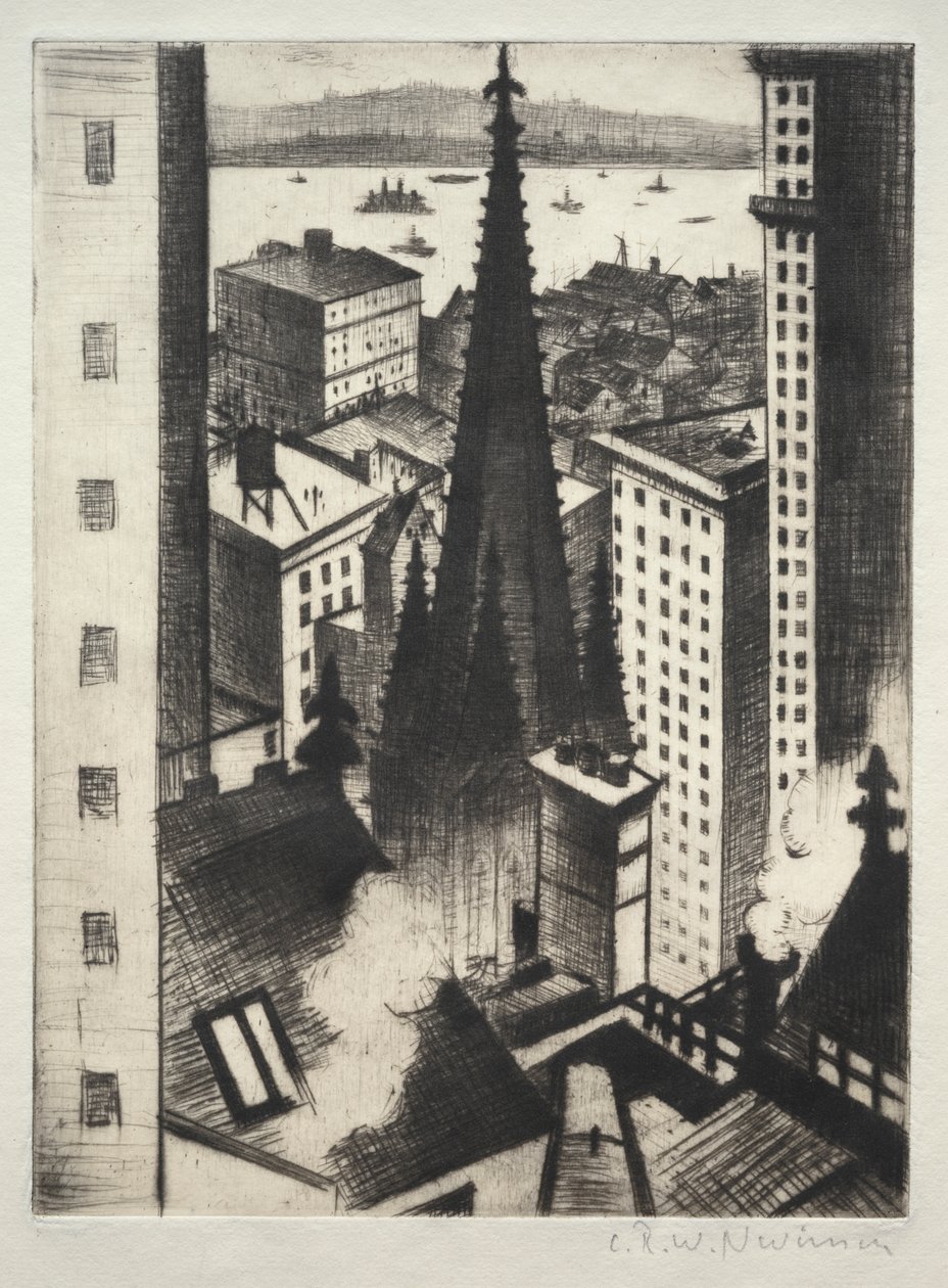 Temple of New York de Christopher Richard Wynne Nevinson