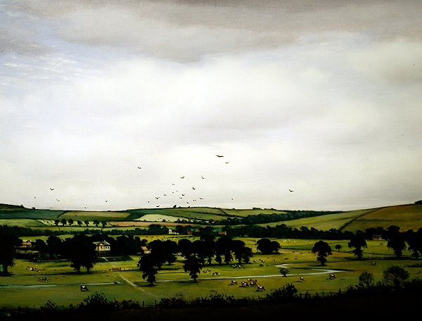 Un paisaje inglés de Christopher Richard Wynne Nevinson