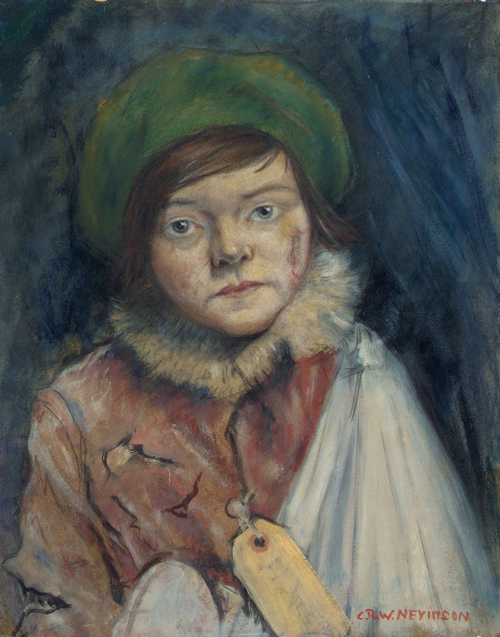 Niño de Camden Town, o Estoico Cockney, 1940 de Christopher Richard Wynne Nevinson