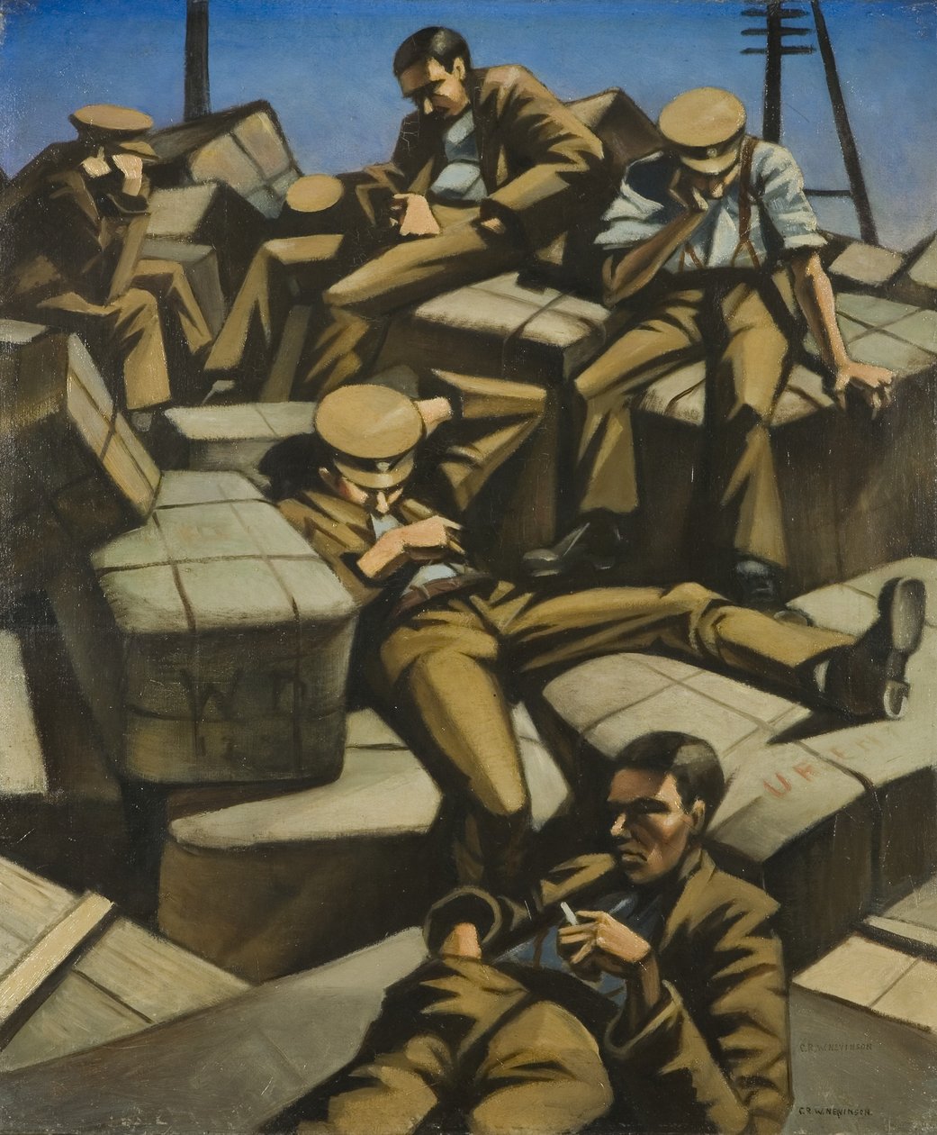 Cansado como un Perro de Christopher Richard Wynne Nevinson