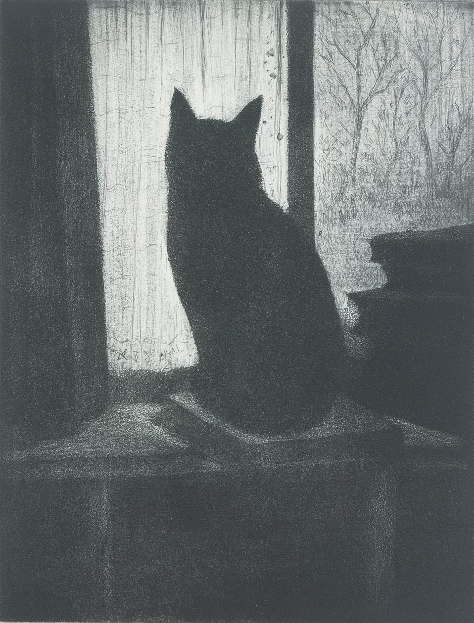 El gato, c.1920 de Christopher Richard Wynne Nevinson