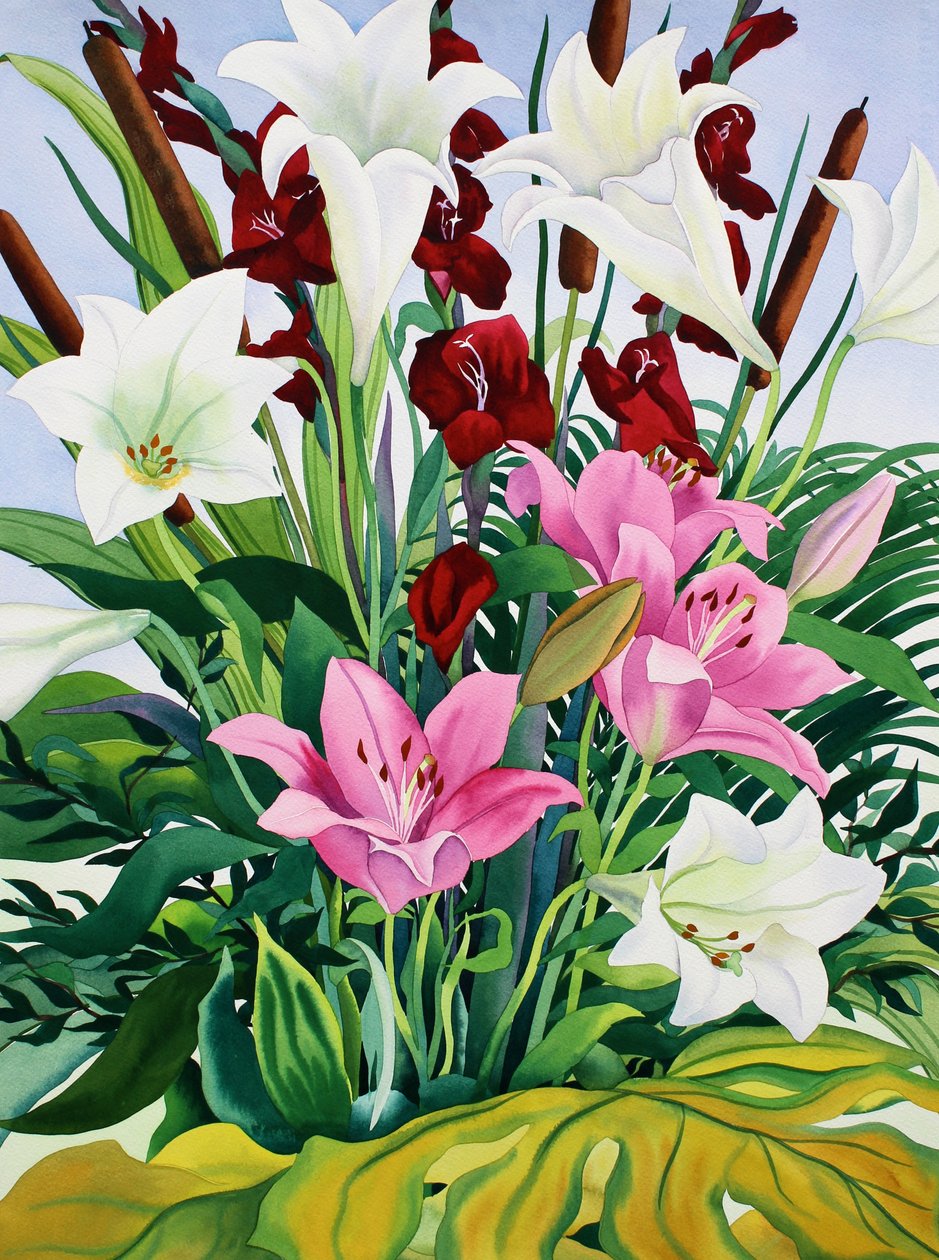 Lirios y juncos de Christopher Ryland