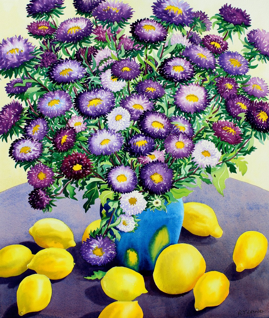 Ásteres Púrpuras y Limones de Christopher Ryland