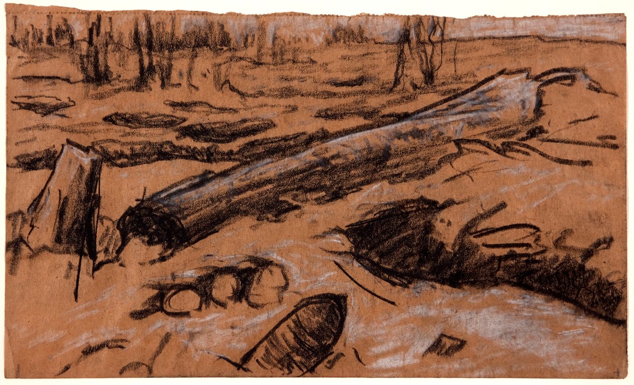 Un árbol caído, c. 1914 de Christopher Williams
