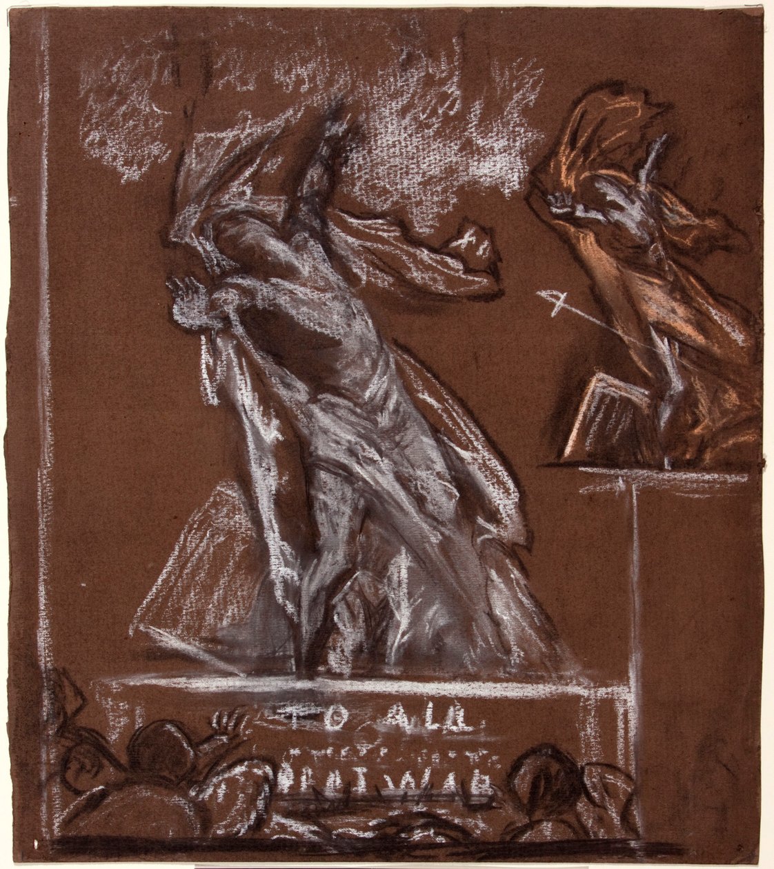 Estudio de figura para un monumento de guerra de Christopher Williams