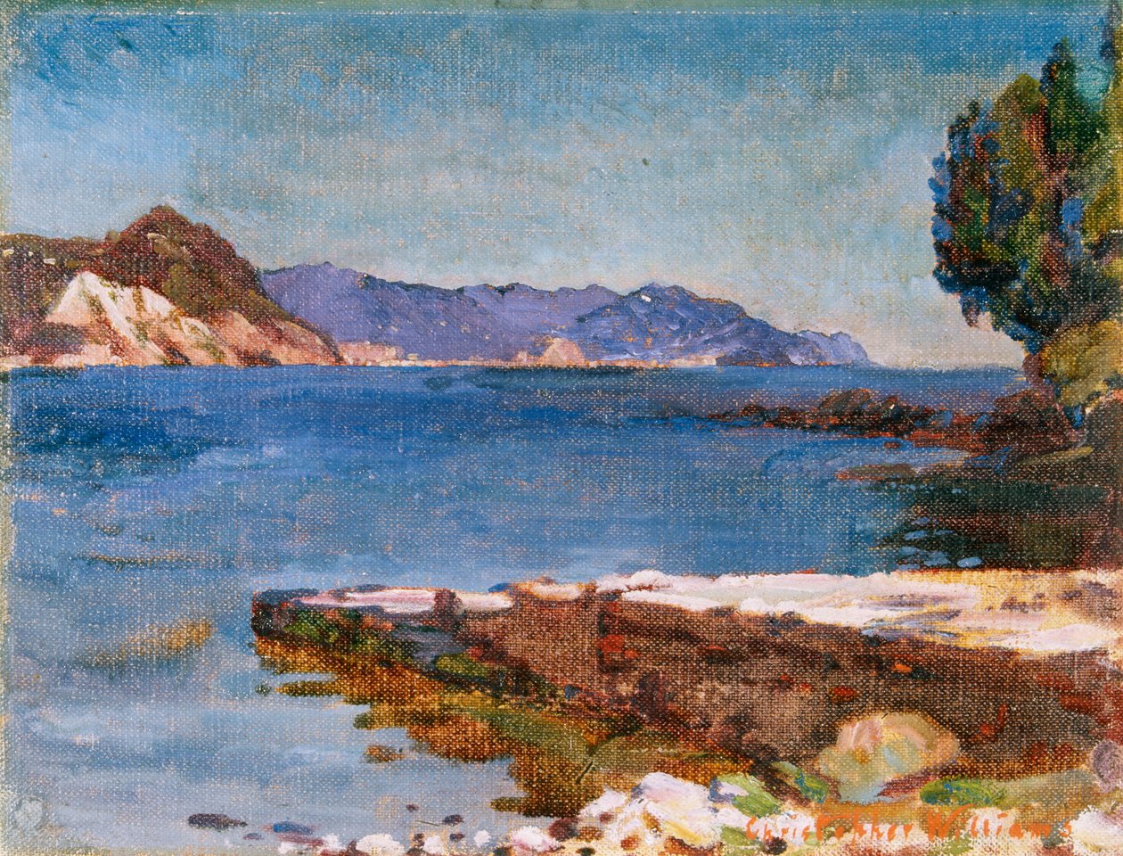 La costa de Liguria desde Rapallo de Christopher Williams