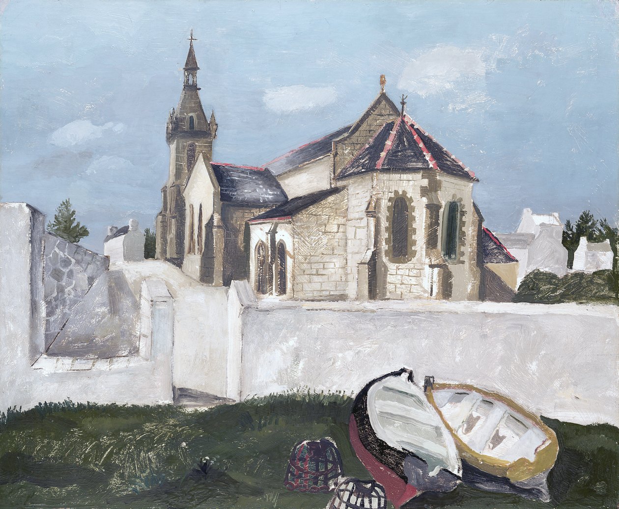 Iglesia de Treboul, Bretaña de Christopher Wood