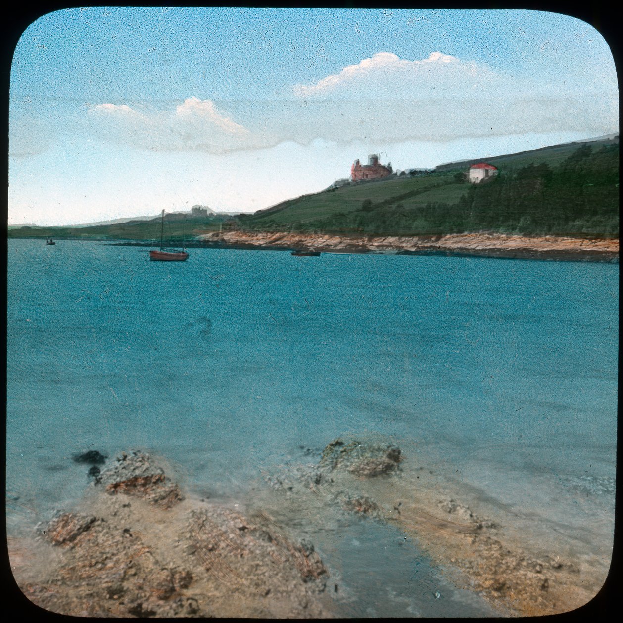 Castillo de St Mawes, Cornualles, finales del siglo XIX o principios del XX de Church Army Lantern Department