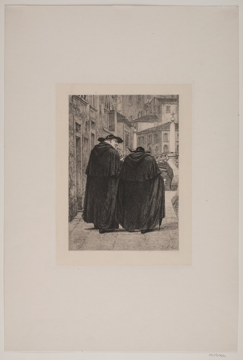 Dos sacerdotes romanos de Cilius Johannes Konrad Andersen
