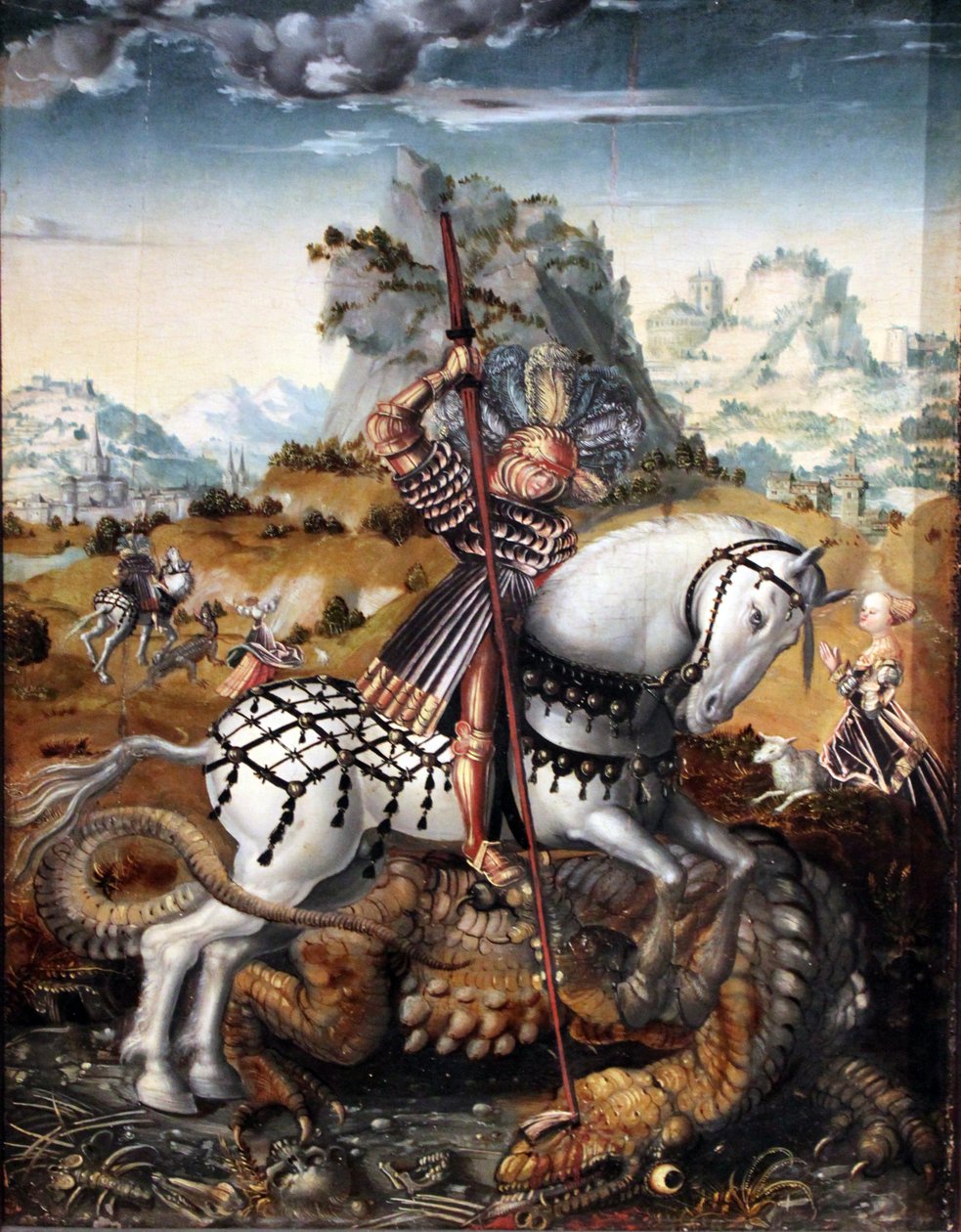 San Jorge a caballo de workshop of Lucas Cranach the Elder