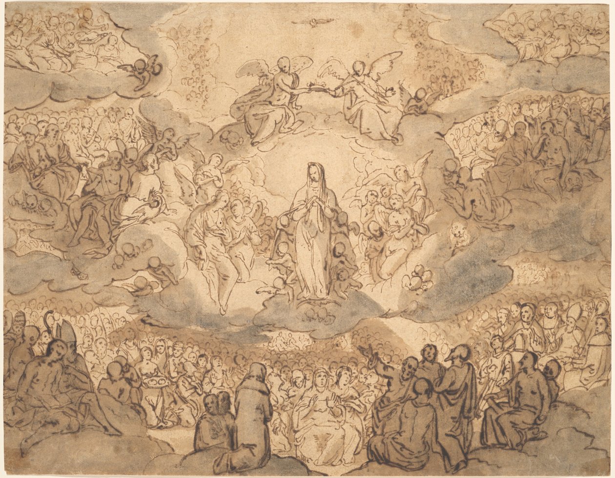 La Virgen, Reina del Cielo de Circle of Francesco Vanni
