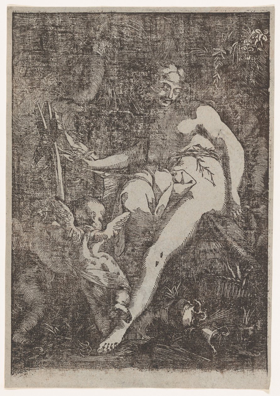 Santa María Magdalena en penitencia, 1590-1607 de Circle of Giuseppe Scolari