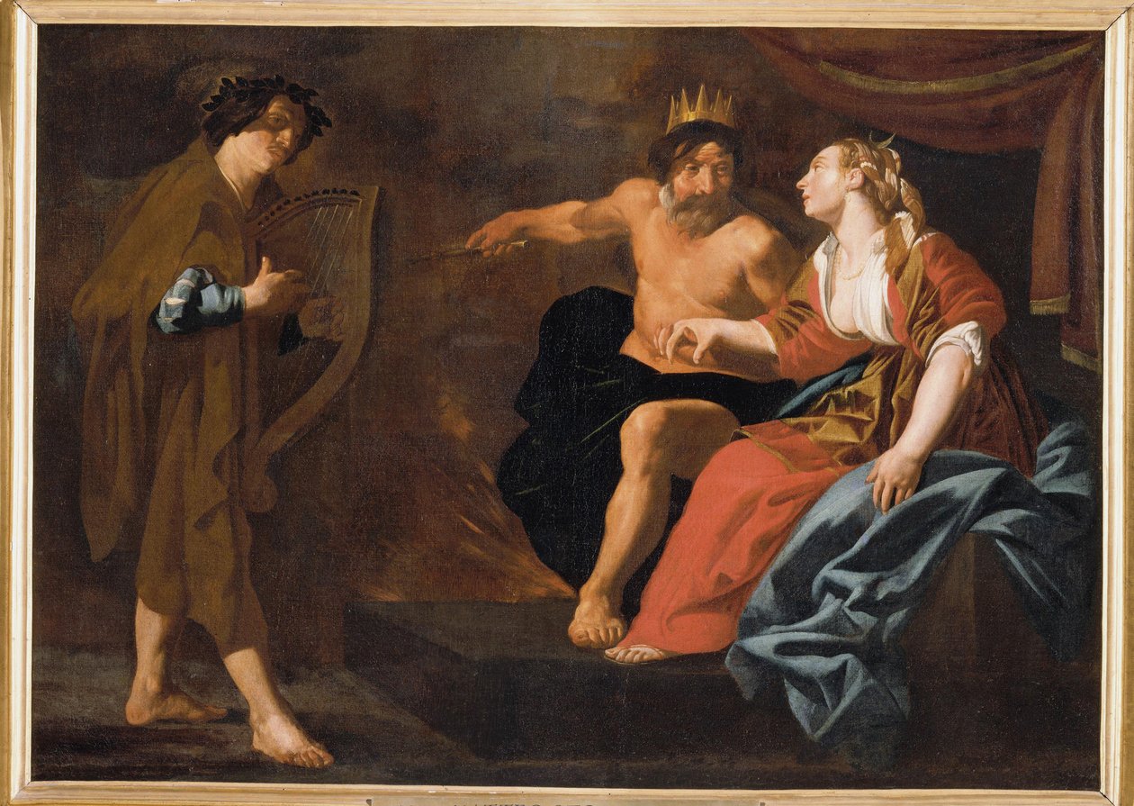 Orfeo, Plutón y Proserpina de Claes Cornelisz. Moeyaert
