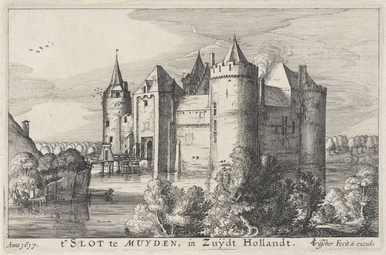 Vista del Muiderslot
t