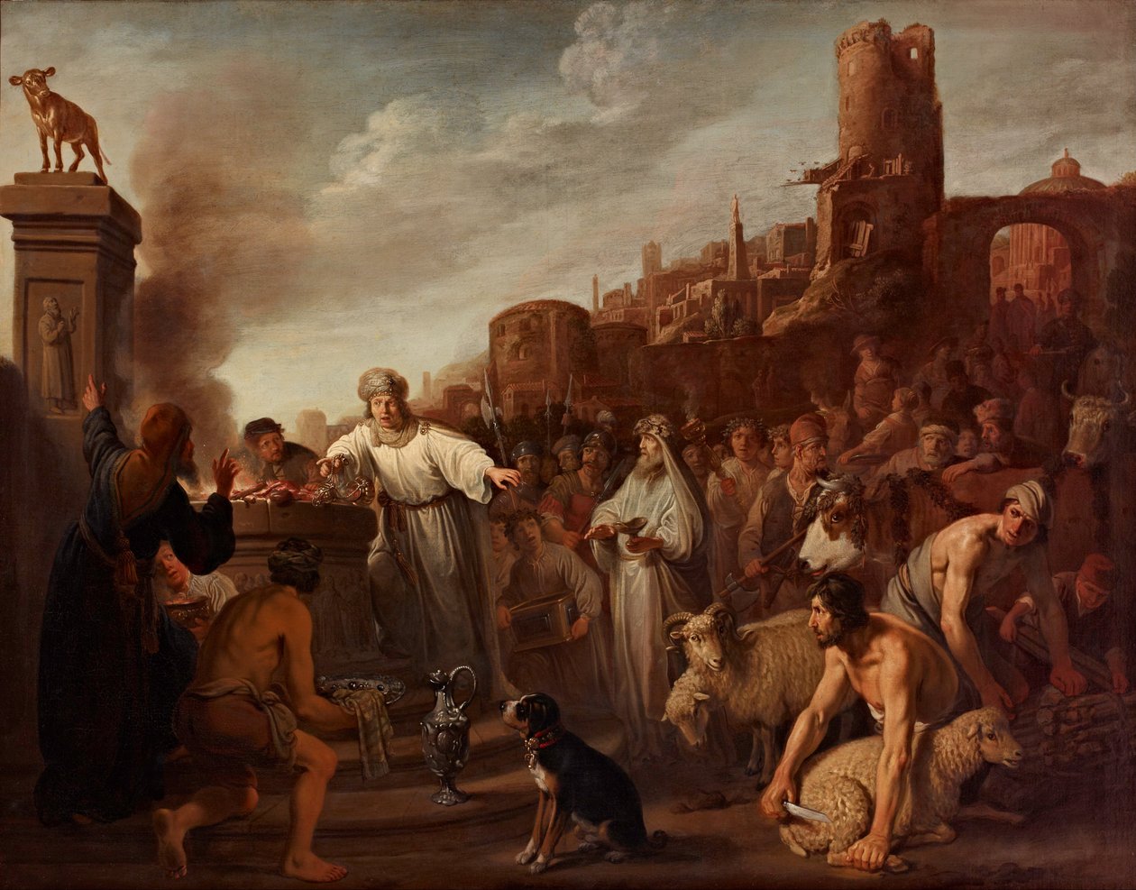 Sacrificio de Jeroboam de Claes Moeyaert